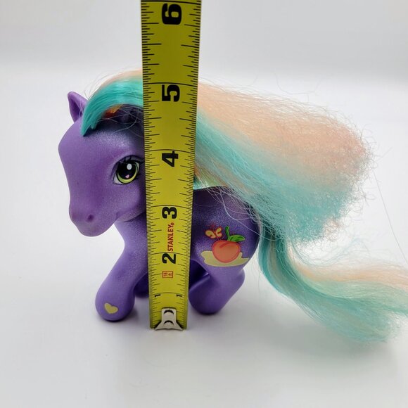 My Little Pony Peach Surprise 2002 G3 MLP Purple Butterfly Hasbro Toy Read - Picture 8 of 10